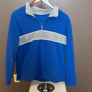 SHEIN Blue Fleece Pullover